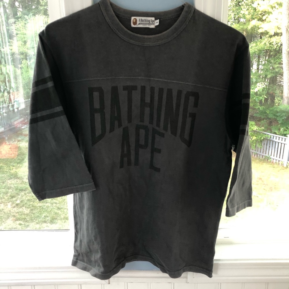 BAPE NYC LOGO 3/4 SLEEVE